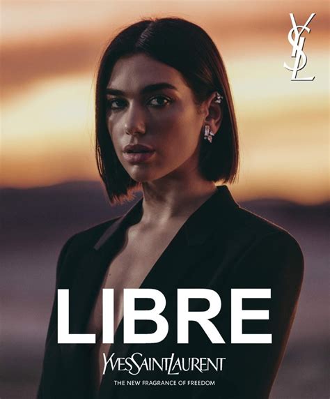 who models libre ysl|yves saint laurent dua lipa.